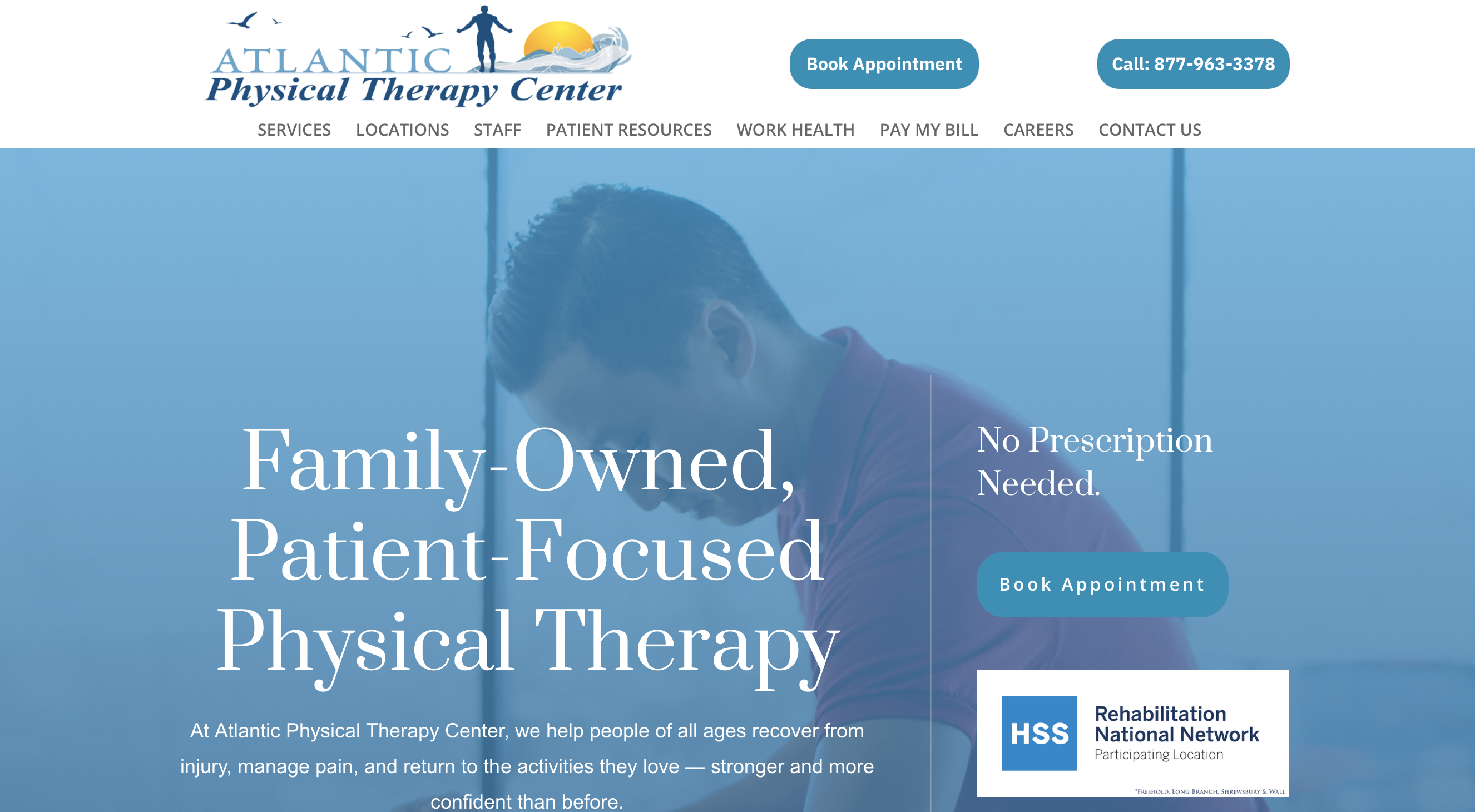 Atlantic Physical Therapy Center Website
